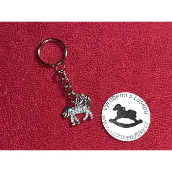 HandMade by VeJa Přívěšek s karabinkou - jednorožeč
