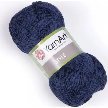 Galanterie Bavlněná příze Style 50g tm.modrá