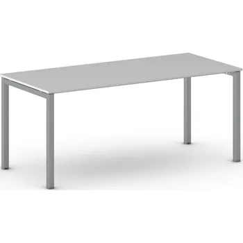 Psací stůl B2B Partner Kancelářský stůl METAL, 180x80 cm, šedá