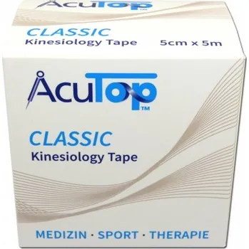 Tejpovací páska AcuTop® Classic - Acu Top - tejp 5cm x 5m, bílý