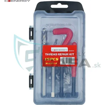 Závitořezný nástroj ENERGY Sada na opravu závitů M10x1,0 19 prvků NE00787