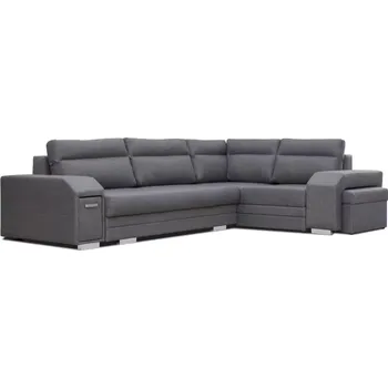 Sedací souprava Rohová sedací souprava TORINO, pravá, šedá (inari 94)