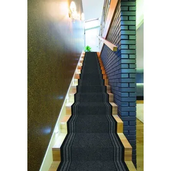 Koberec Koberce běhouny REKORD /gel 802 šedá Označení šíře role: 1,2 m