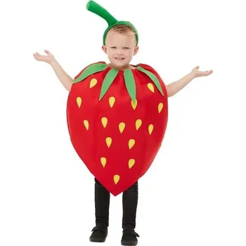 Karnevalový kostým Funiglobal - Kostým Jahoda pro děti - 3-6 years