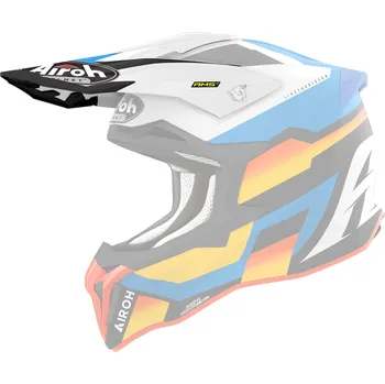 Helma na motorku Kšilt pro přilbu STRYCKER, AIROH (Glam - modrý matný)