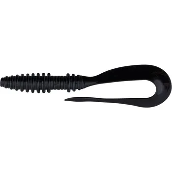 12ks - Gumová Nástraha Keitech Mad Wag Mini 2,5" 6,3cm 0,6gr Black