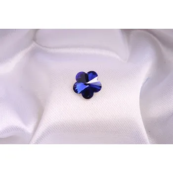 Dětské navlékací korálky Skleněný šaton kytička 10 mm - č. 347