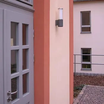 Venkovní osvětlení Albert Leuchten Venkovní nástěnné svítidlo Elettra - upevnění na stěnu 5 x 10 cm antracit, bílá, stříbrná 1 x 20 W - Doprava zdarma