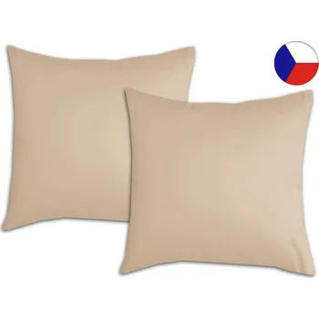 Dekorativní polštářek Saténový dekorační polštářek 40x40 Béžový