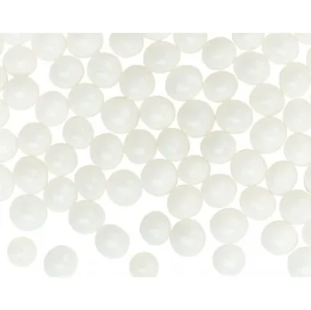 Jedlá dekorace na dort Barbara Luijckx Perličky bílé 40g