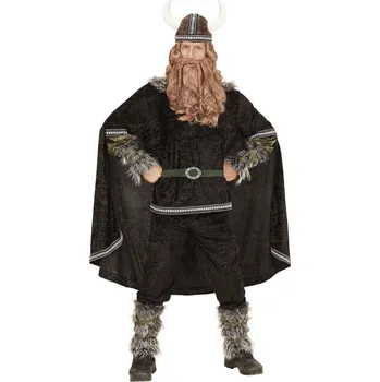 Karnevalový kostým Viking, pánský kostým s helmou - L