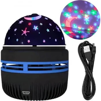 Noční světlo Noční projektor hvězd s USB, otočný