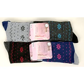 Dámské ponožky ELLASUN Dámské bavlněné ponožky vzor 1 Velikost: 39 - 42