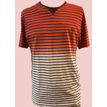 Pánské tričko PIONEER® PÁNSKÉ TRIKO PRUHOVANÉ - ČERVENOBÍLÉ