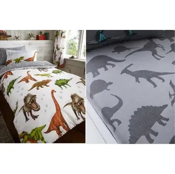 Povlečení Sada dětského povlečení a prostěradla dinosaurus prehistoric > varianta dino prehistoric