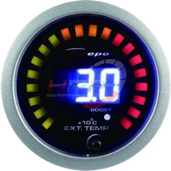 Budík Přídavný budík Depo Racing Digital 2in1 - tlak turba elektronický + teplota výfukových plynů (EGT)