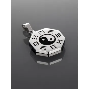 Přívěsek Prosperk Originální přívěsek se symbolem jin a jang z chirurgické oceli S2854