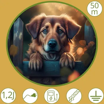 Ohradník Sada na elektrický ohradník pro psy a drobné hospodářské zvířectvo, malý obvod