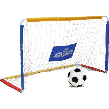 Fotbalová branka Teddies Skládací fotbalová branka se sítí kovová 123 x 57 x 77 cm