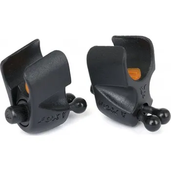 Fox Klip Na Vlasec Black Label Adjustable Rod Clip 2 ks