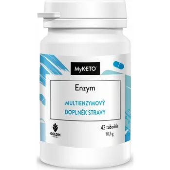 Keto dieta Trávicí Enzymy - KOMPLEXNÍ MULTIENZYM 5 DRUHŮ 42tbl - Goldim