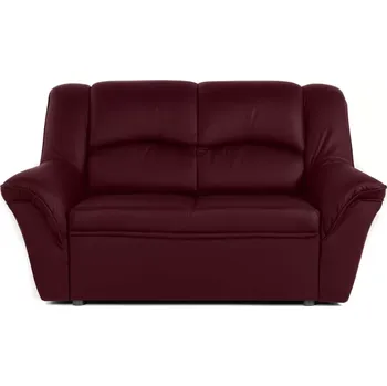 Pohovka Kožená pohovka 2 DUBAJ LUX, vínová (K-56)