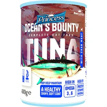 Krmivo pro kočku PRINCESS OCEANS BOUNTY TUNA CRAB 400G