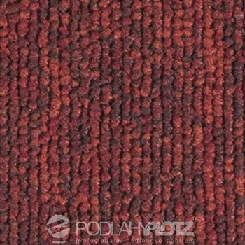 Koberec Kobercové čtverce PILOTE /BT 590 červená Rozměr: 5 m²
