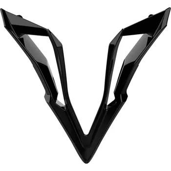 Helma na motorku Kryt bradové ventilace pro přilbu WRAAAP, AIROH (černý lesklý)