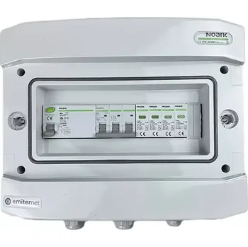 Jistič EMITER EM-299N_AC Rozdzělovač AC, IP65, SPD AC Noark typ 2, jistič 32A 3-F, RCD typ A 40A/300mA