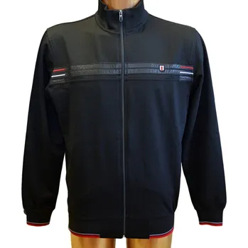 Pánská mikina Pánská mikina - černé barvy, na zip - 3XL