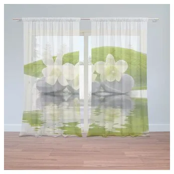 Záclona Záclony Bílá orchidej: 2ks 150x250cm