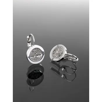 Náušnice Prosperk Náušnice z oceli Stromy života bez kamínků S2409