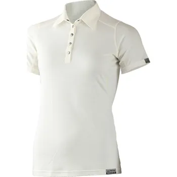 Dámské termoprádlo ERIKA dámská merino polo triko - Bílá 0101 / XL / Bílá