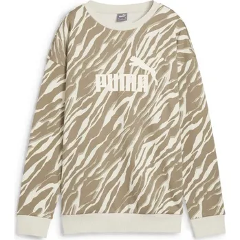 Dámská mikina Dámská mikina Puma ESSENTIALS+ ANIMAL AOP CUR FL M Béžová
