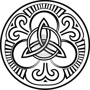 Jedlá dekorace na dort Caketools Jedlý papír "Triquetra 1" - A4