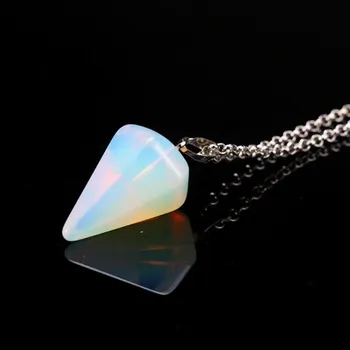 Přívěsek Prosperk Kyvadlo Měsíční kámen Opalit S1270