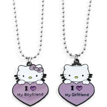 Náhrdelník Přívěskynakrk.cz Náhrdelníky I❤MY BOYFRIEND/GIRLFRIEND HELLO KITTY