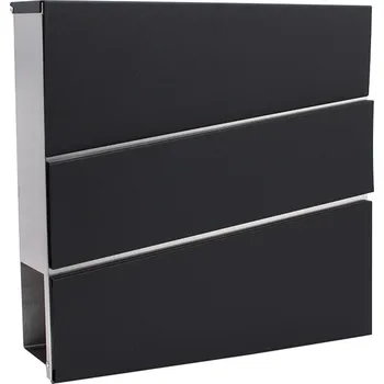 Poštovní schránka Poštovní schránka M-KRAFT - nerez+černá