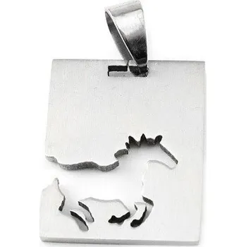 Přívěsek Prosperk Ocelový přívěsek kůň S4316