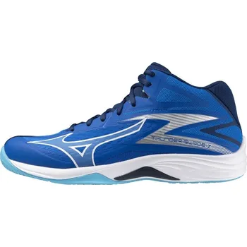 Dámská sálová obuv Unisex halová obuv Mizuno THUNDER BLADE Z MID / Mugen Blue/White/Estate Blue Velikost: 50.0/14.0