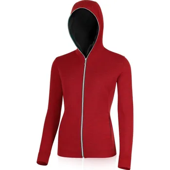 Dámská mikina KENY dámská merino mikina - Červená 316S / XL / Červená