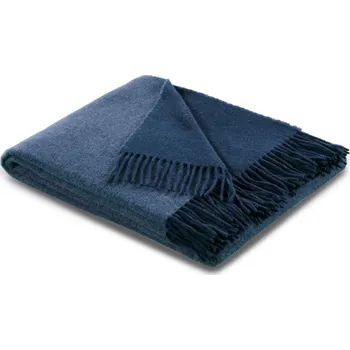 deka Biederlack Modrý kašmírový pléd 150 x 200 cm