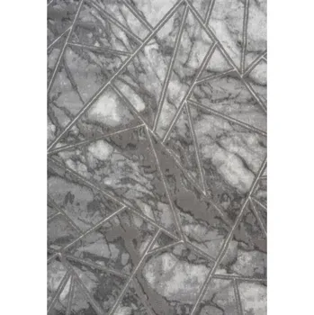 Koberec Kusový koberec LALEE HOME MARMARIS 402 Silver Rozměr: 80x300 cm