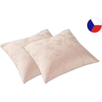 Dekorativní polštářek Damaškový dekorační polštářek 40x40 EXCELLENT GEON Květinky růžové