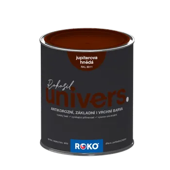 barva na kov Rokospol Rokosil UNIVERS Barva: RAL 8011 Jupiterova hnědá, Objem: 0,6 l