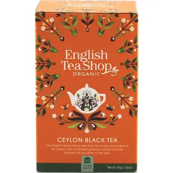 Čaj English Tea Shop Černý čaj Ceylon 20 x 2,2 g bio