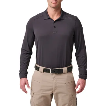 Triko 5.11 Helios Polo L/S - Charcoal 2XL