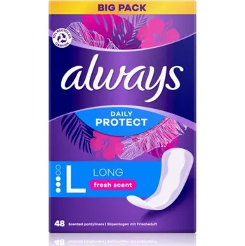 Menstruační vložka Always Daily Protect Long intimky s vůní L 48ks