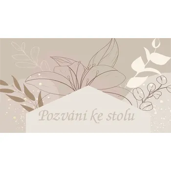 Svatební dekorace Pozvánka ke stolu - S009